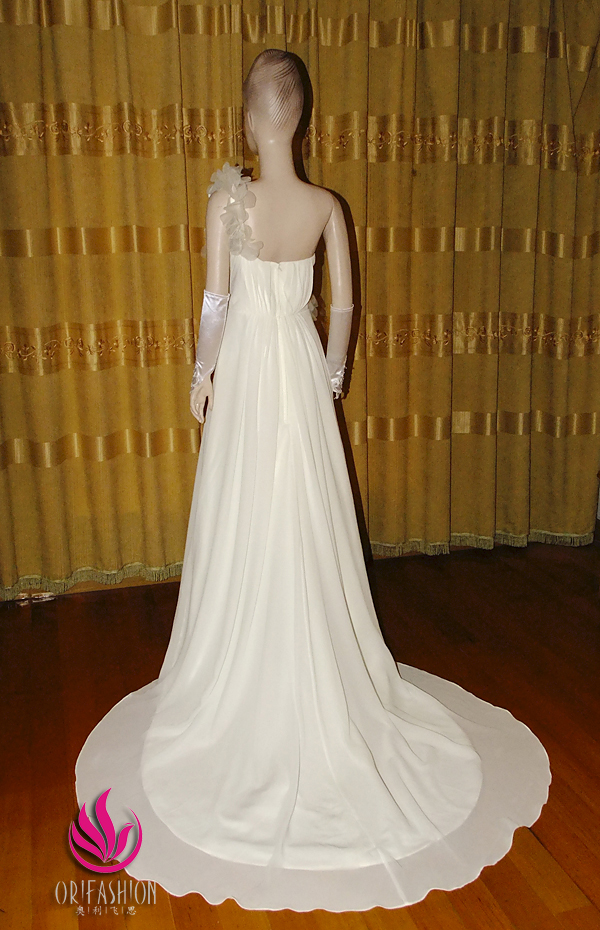 Orifashion HandmadeReal Handmade Chiffon Wedding Dress